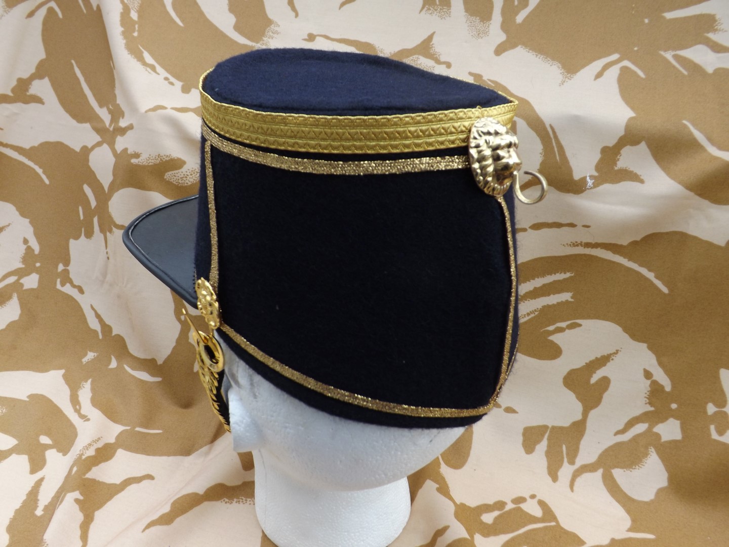 1868 Last Pattern Shako Maj 006.JPG